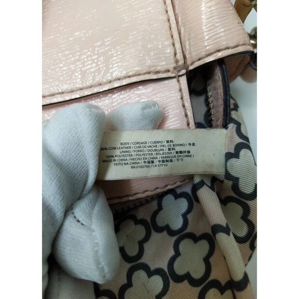 Kate Spade Court Jeanne Beacon Pink Leather Double Handles Satchel Bag